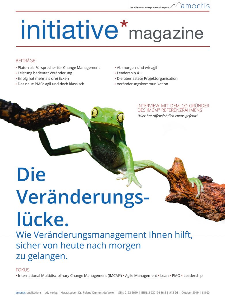 Die Veräderungslücke - initiative*magazine #12 bei amontis